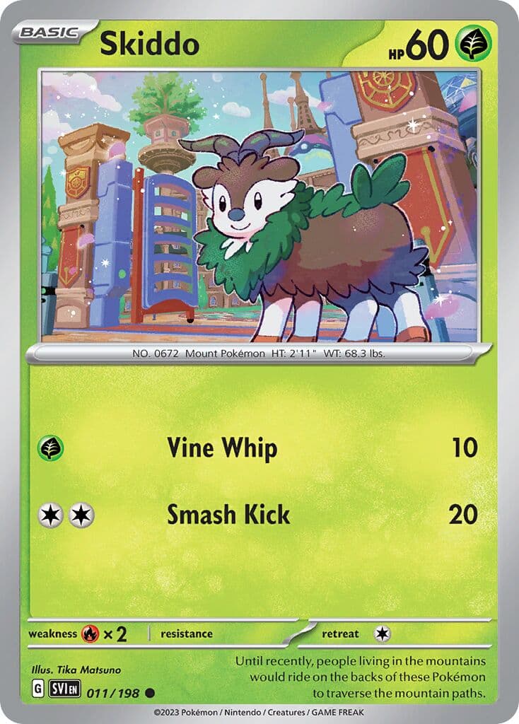 Scarlet & Violet Pokemon card #011 - high resolution TCG trading card image
