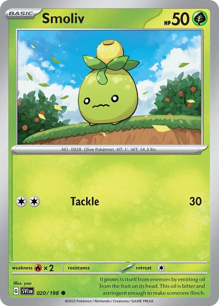 Scarlet & Violet Pokemon card #020 - high resolution TCG trading card image