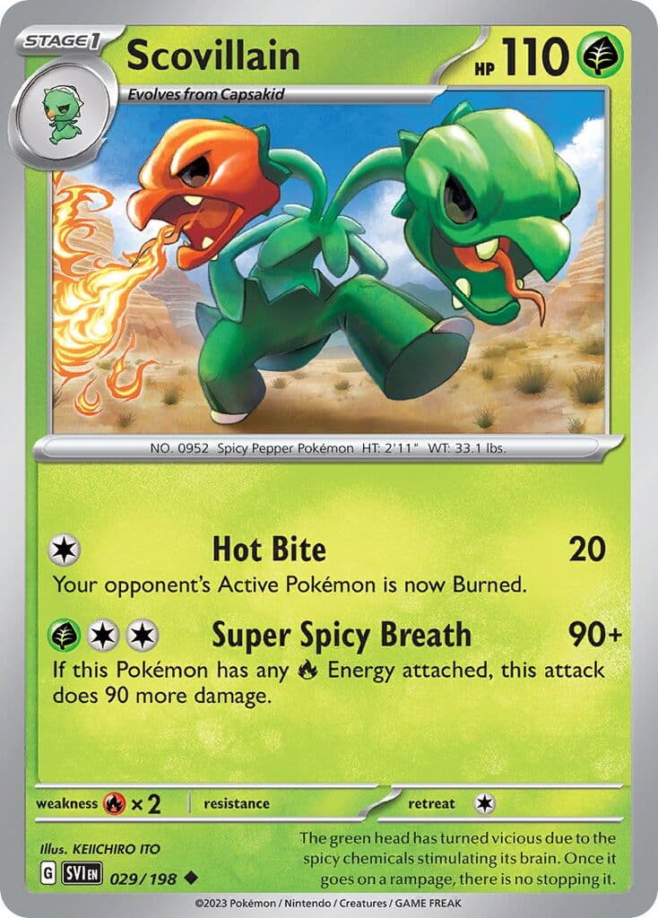 Scarlet & Violet Pokemon card #029 - high resolution TCG trading card image