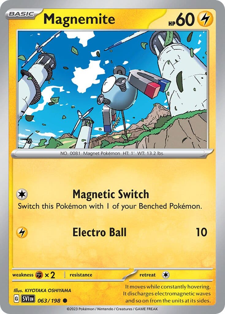 Scarlet & Violet Pokemon card #063 - high resolution TCG trading card image