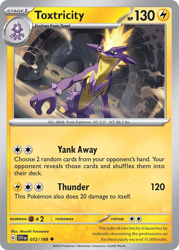 Scarlet & Violet Pokemon card #072 - high resolution TCG trading card image