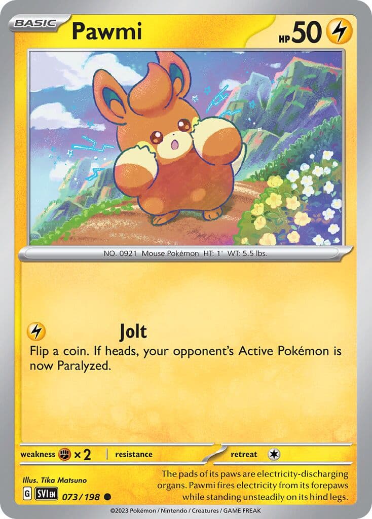 Scarlet & Violet Pokemon card #073 - high resolution TCG trading card image
