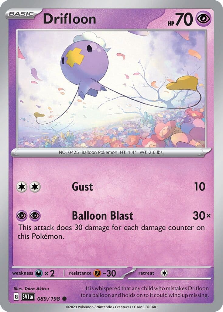 Scarlet & Violet Pokemon card #089 - high resolution TCG trading card image