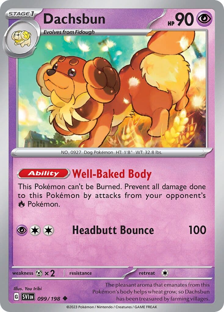 Scarlet & Violet Pokemon card #099 - high resolution TCG trading card image