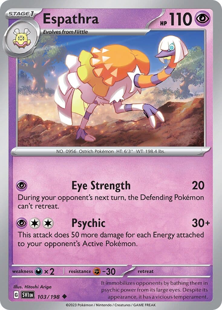 Scarlet & Violet Pokemon card #103 - high resolution TCG trading card image