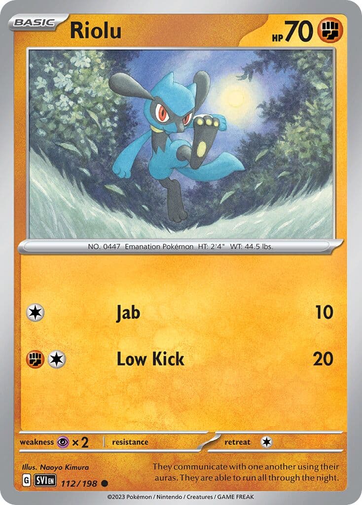 Scarlet & Violet Pokemon card #112 - high resolution TCG trading card image