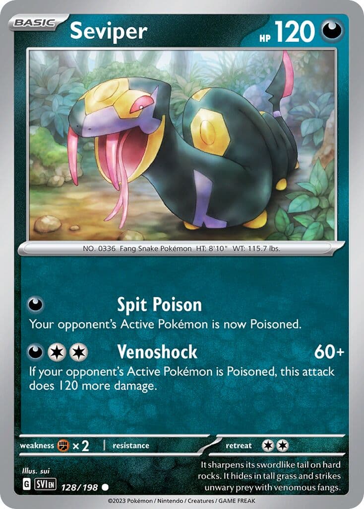 Scarlet & Violet Pokemon card #128 - high resolution TCG trading card image