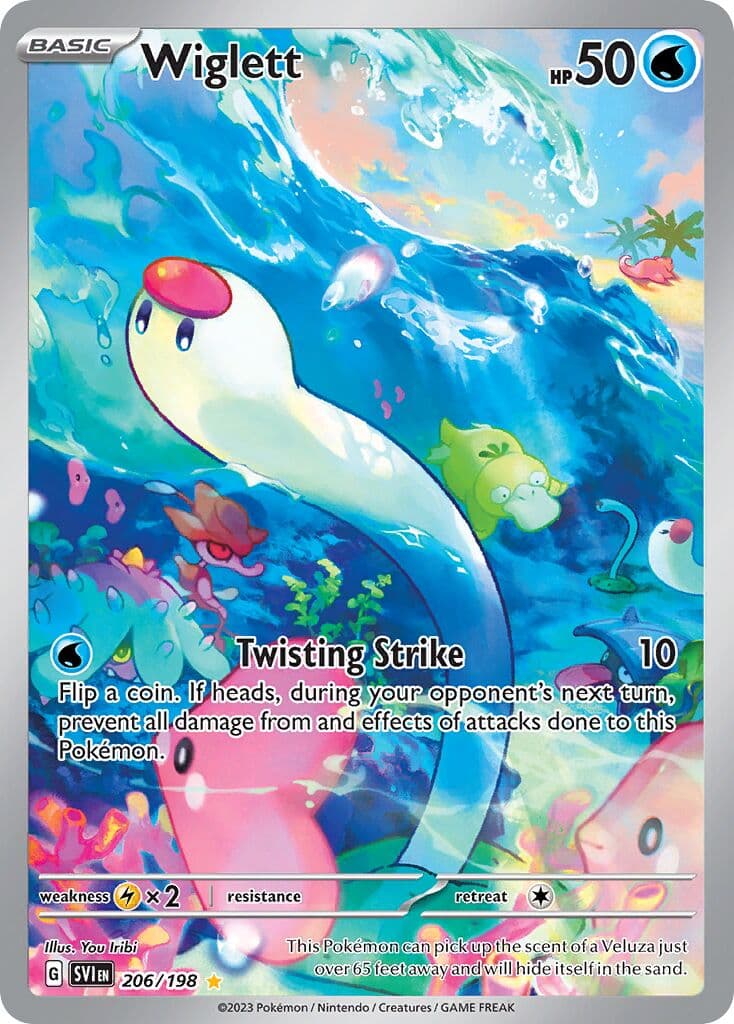 Scarlet & Violet Pokemon card #206 - high resolution TCG trading card image