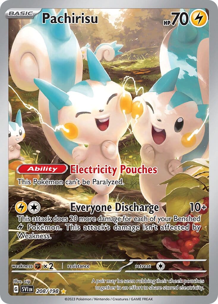 Scarlet & Violet Pokemon card #208 - high resolution TCG trading card image