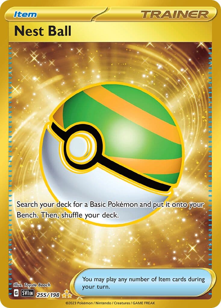 Scarlet & Violet Pokemon card #255 - high resolution TCG trading card image
