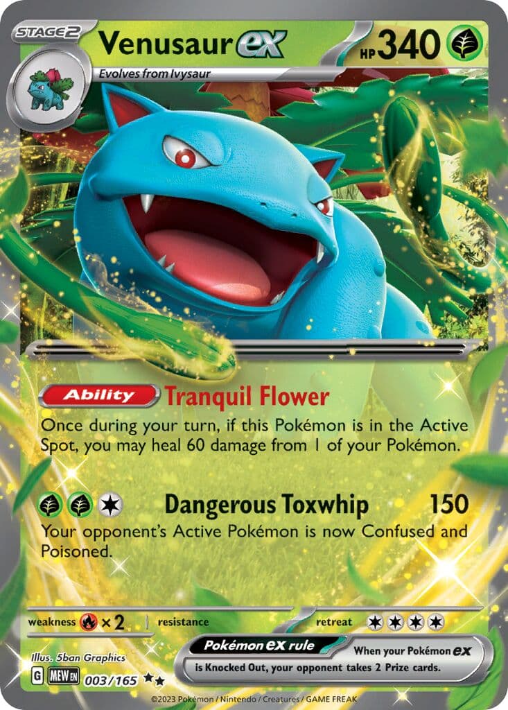 Scarlet & Violet 151 Pokemon card #003 - high resolution TCG trading card image