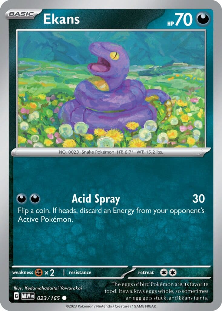 Scarlet & Violet 151 Pokemon card #023 - high resolution TCG trading card image