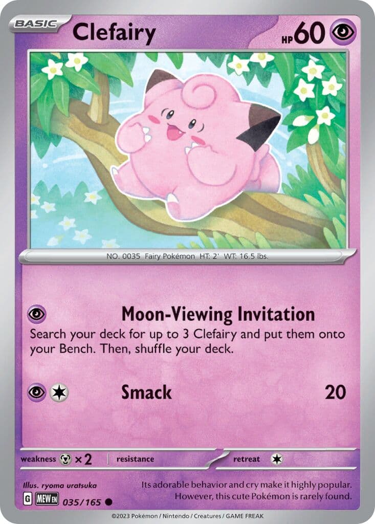 Scarlet & Violet 151 Pokemon card #035 - high resolution TCG trading card image