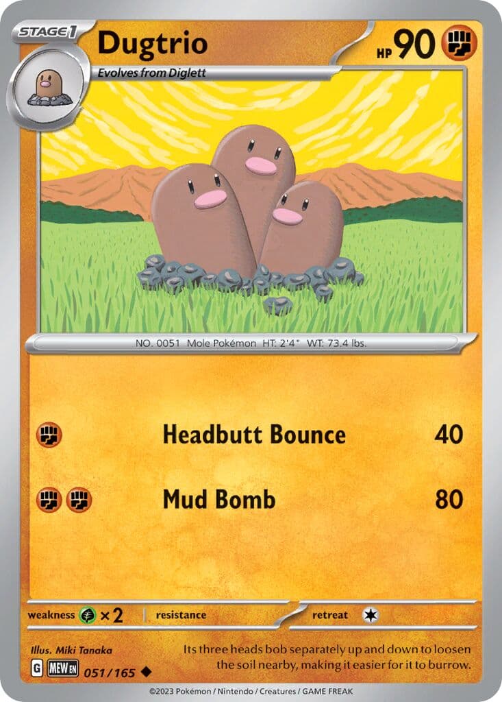 Scarlet & Violet 151 Pokemon card #051 - high resolution TCG trading card image