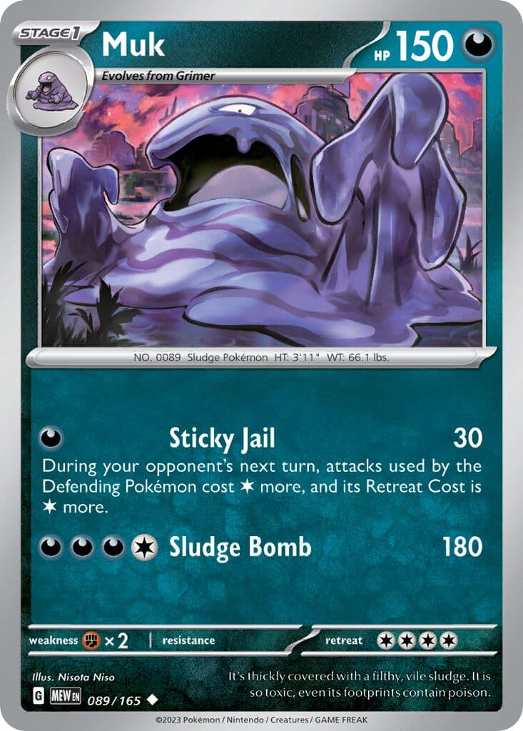 Scarlet & Violet 151 Pokemon card #089 - high resolution TCG trading card image