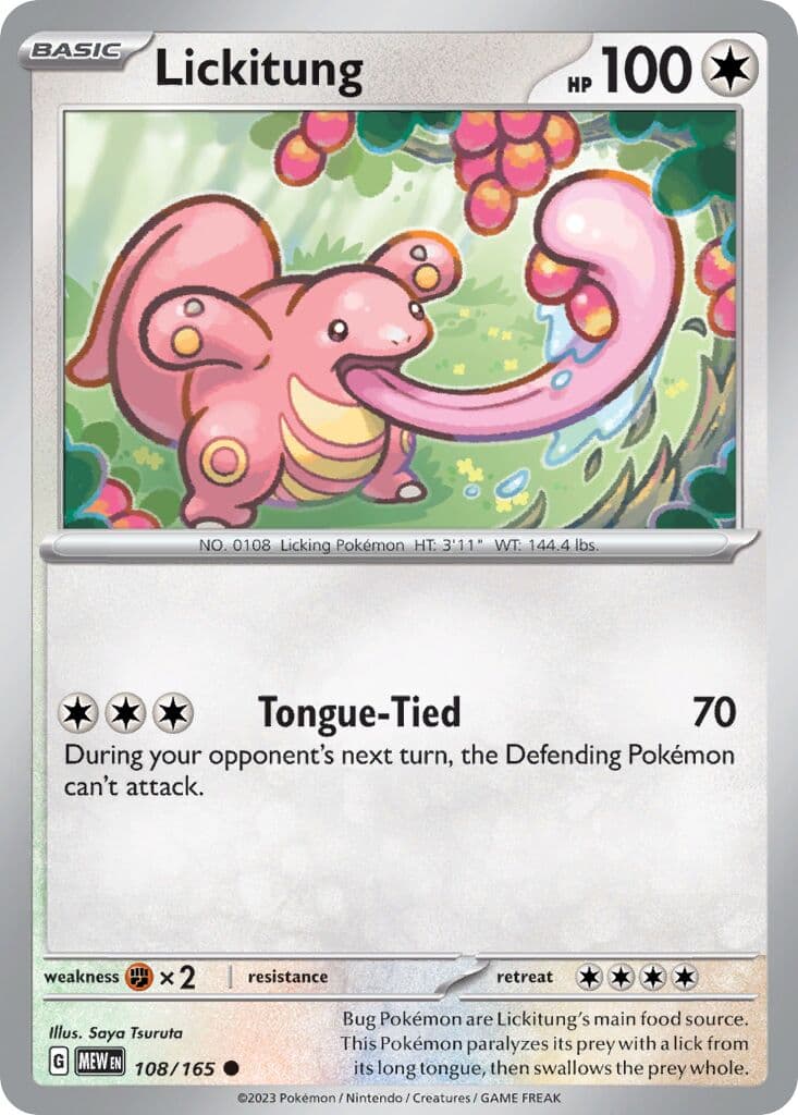 Scarlet & Violet 151 Pokemon card #108 - high resolution TCG trading card image