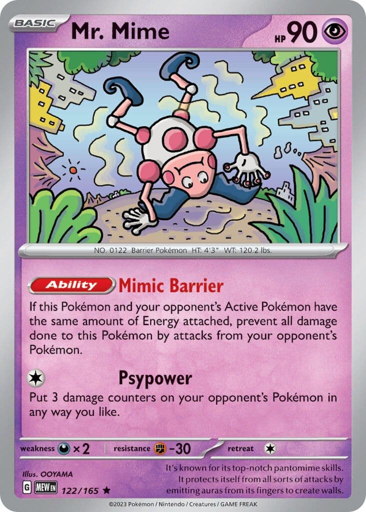 Scarlet & Violet 151 Pokemon card #122 - high resolution TCG trading card image