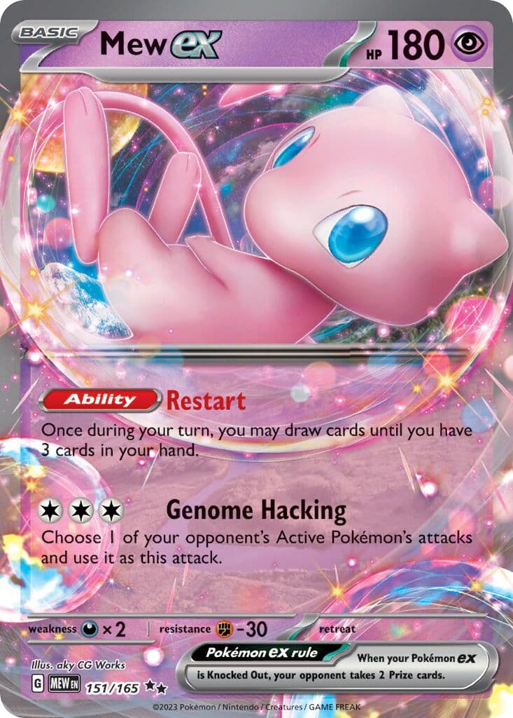 Scarlet & Violet 151 Pokemon card #151 - high resolution TCG trading card image