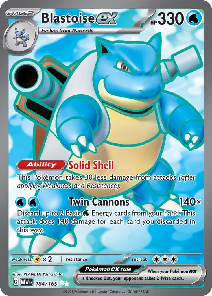 Scarlet & Violet 151 Pokemon card #184 - high resolution TCG trading card image