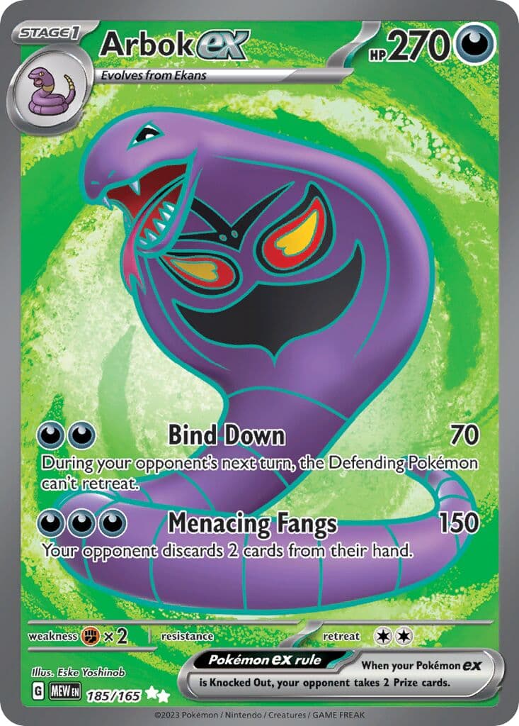 Scarlet & Violet 151 Pokemon card #185 - high resolution TCG trading card image
