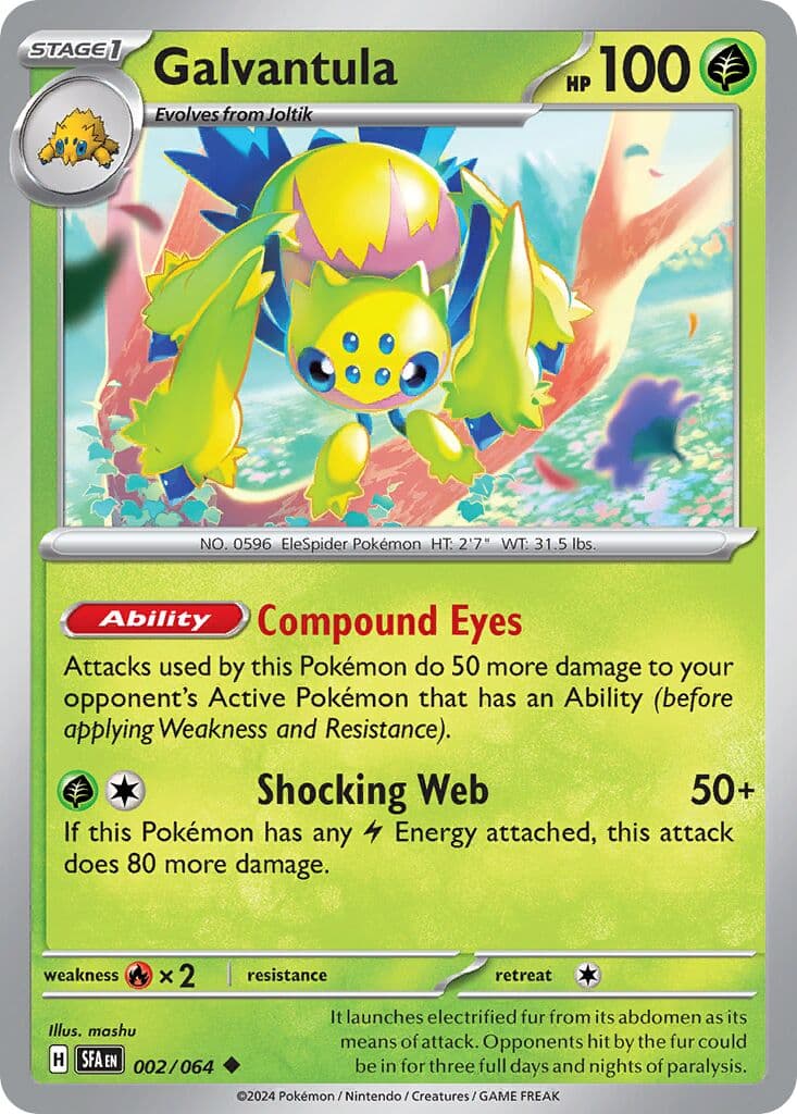 Shrouded Fable Pokemon card #002 - high resolution TCG trading card image