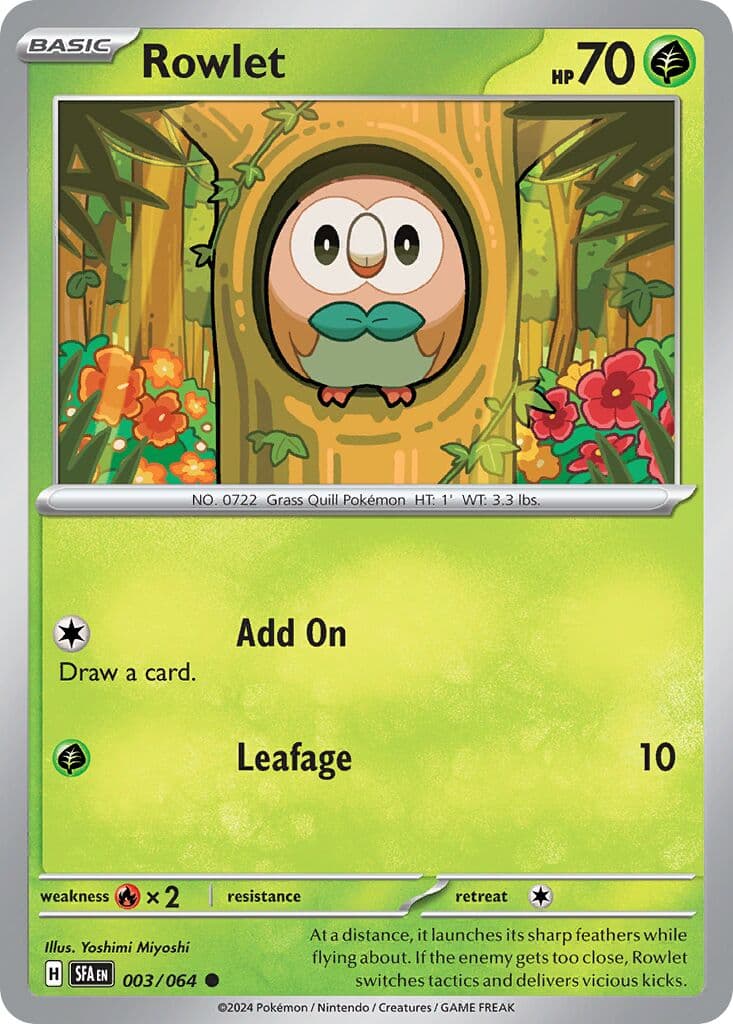 Shrouded Fable Pokemon card #003 - high resolution TCG trading card image