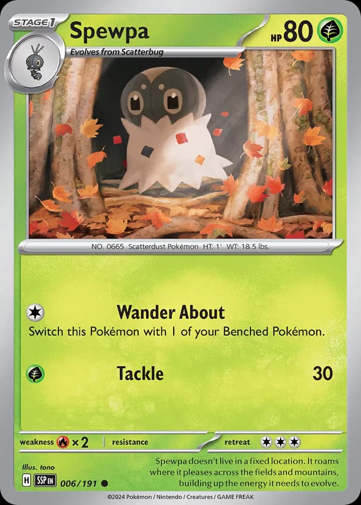 Surging Sparks Pokemon card #006 - high resolution TCG trading card image