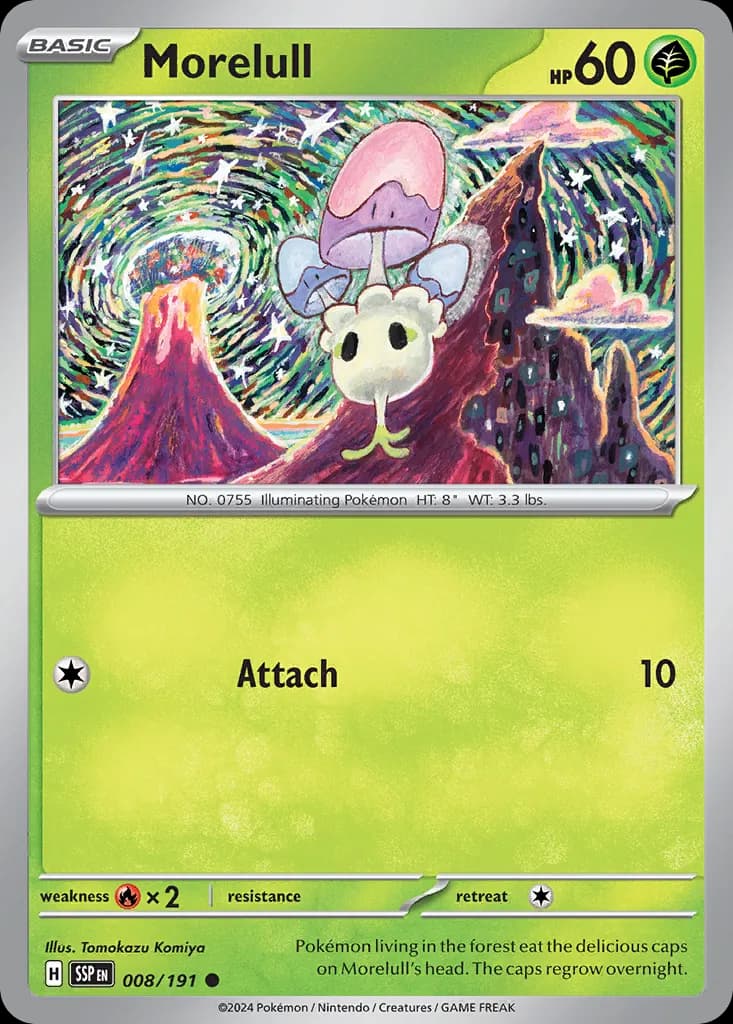 Surging Sparks Pokemon card #008 - high resolution TCG trading card image