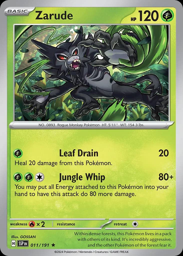 Surging Sparks Pokemon card #011 - high resolution TCG trading card image