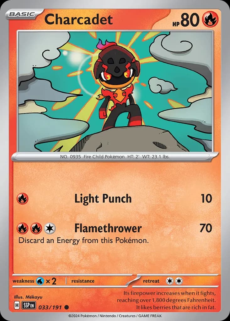 Surging Sparks Pokemon card #033 - high resolution TCG trading card image