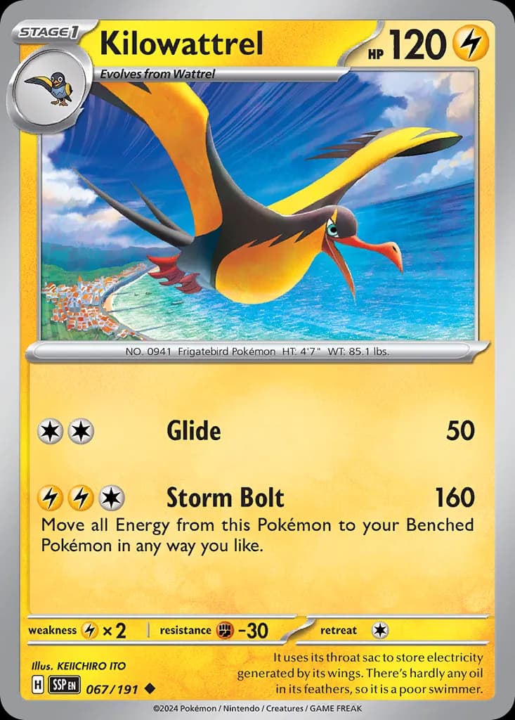 Surging Sparks Pokemon card #067 - high resolution TCG trading card image