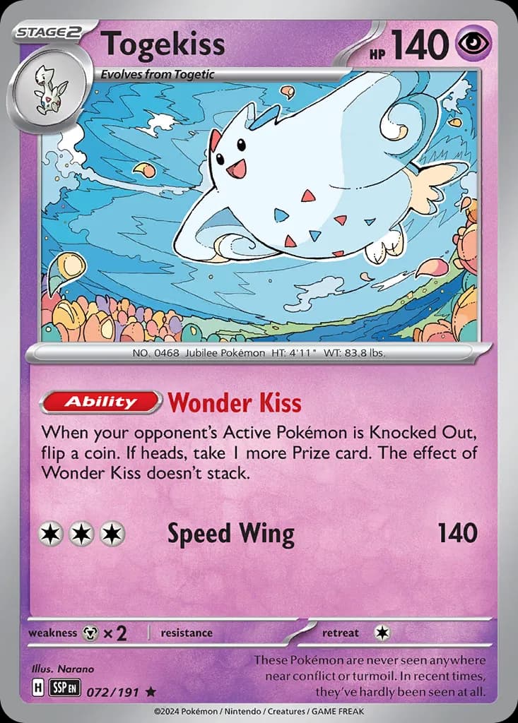 Surging Sparks Pokemon card #072 - high resolution TCG trading card image