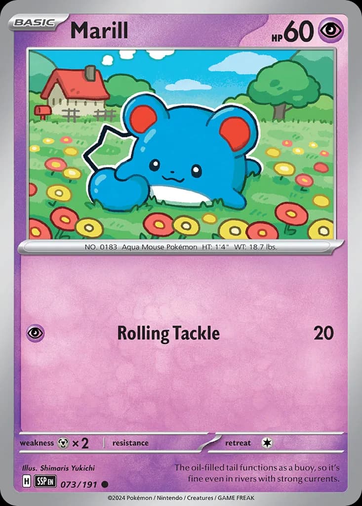 Surging Sparks Pokemon card #073 - high resolution TCG trading card image