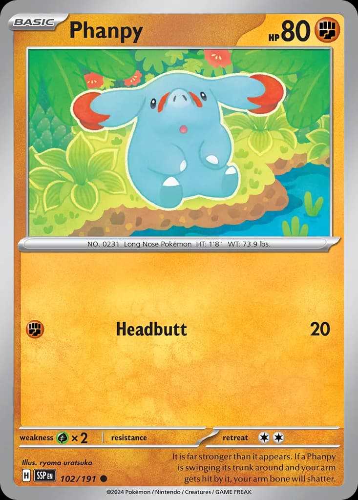 Surging Sparks Pokemon card #102 - high resolution TCG trading card image
