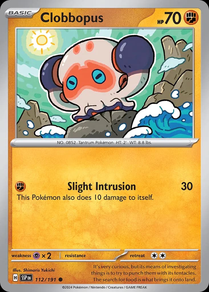 Surging Sparks Pokemon card #112 - high resolution TCG trading card image