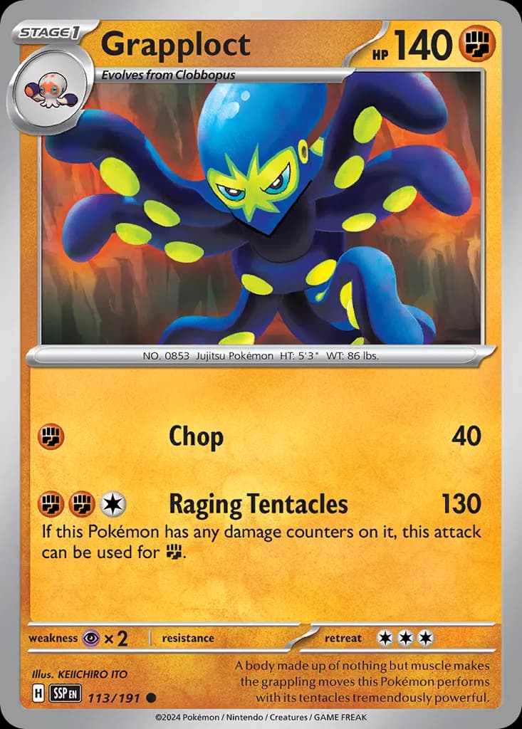 Surging Sparks Pokemon card #113 - high resolution TCG trading card image