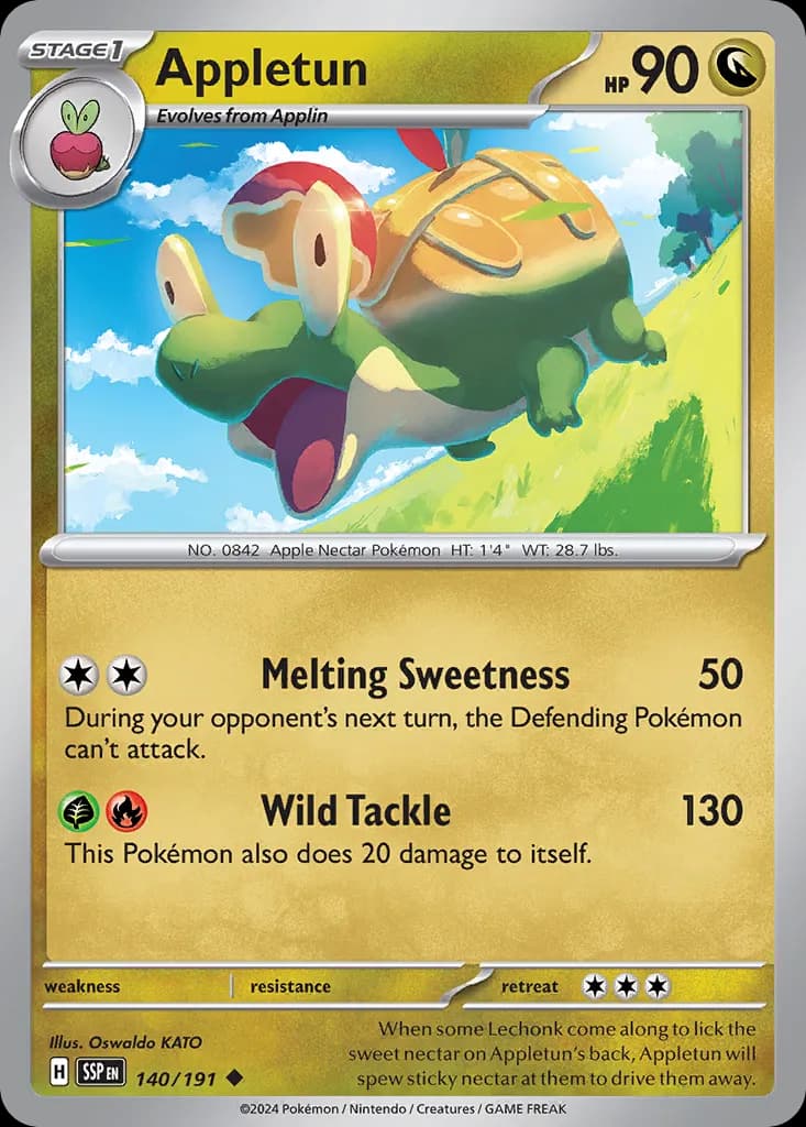Surging Sparks Pokemon card #140 - high resolution TCG trading card image