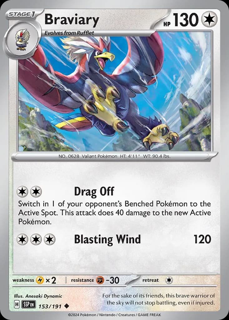 Surging Sparks Pokemon card #153 - high resolution TCG trading card image