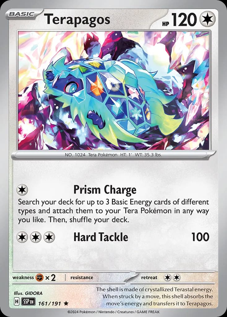 Surging Sparks Pokemon card #161 - high resolution TCG trading card image