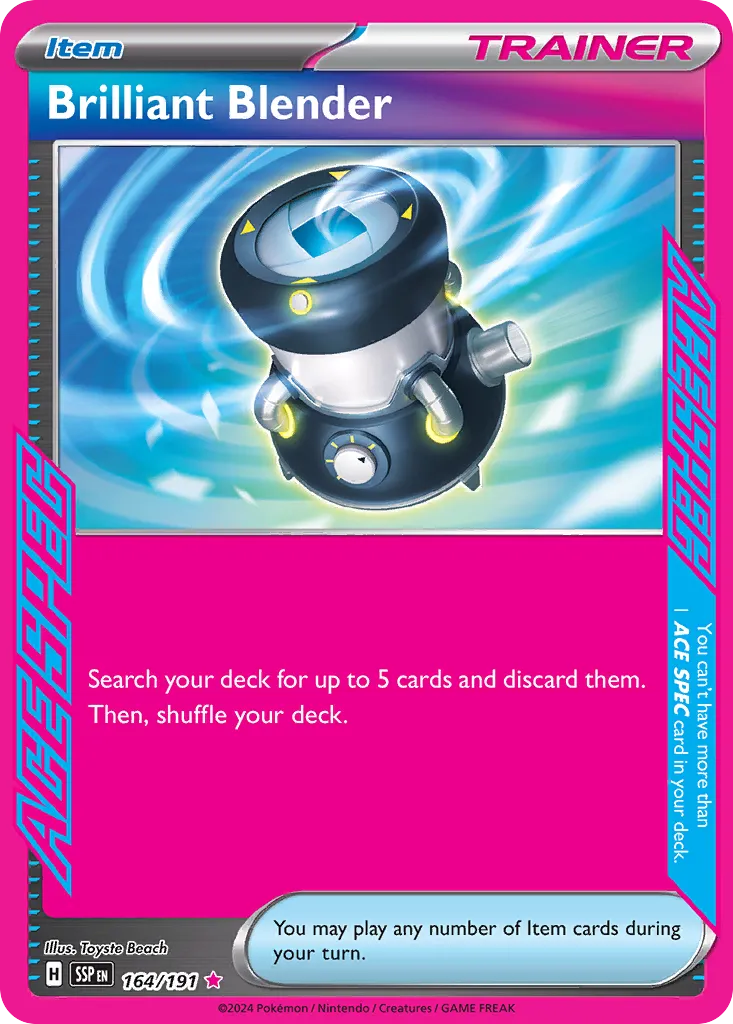 Surging Sparks Pokemon card #164 - high resolution TCG trading card image