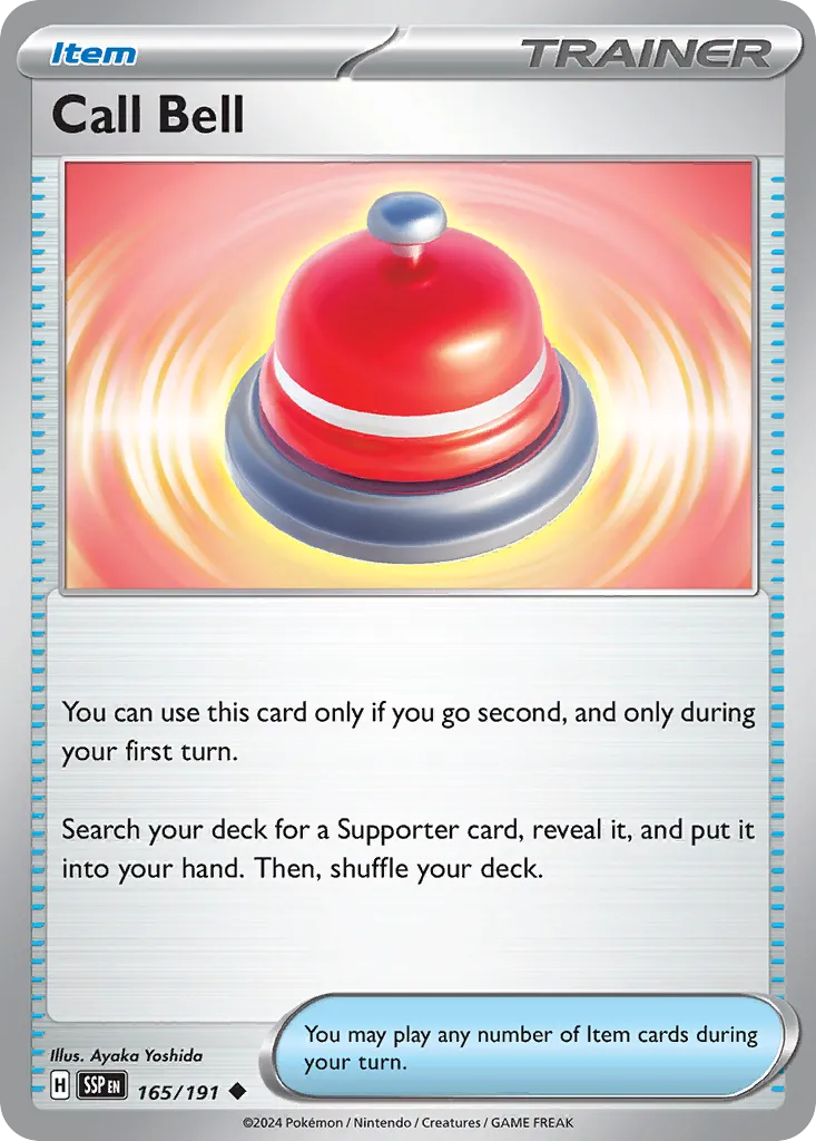 Surging Sparks Pokemon card #165 - high resolution TCG trading card image