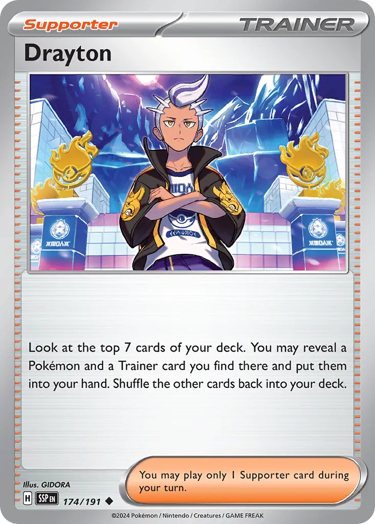Surging Sparks Pokemon card #174 - high resolution TCG trading card image