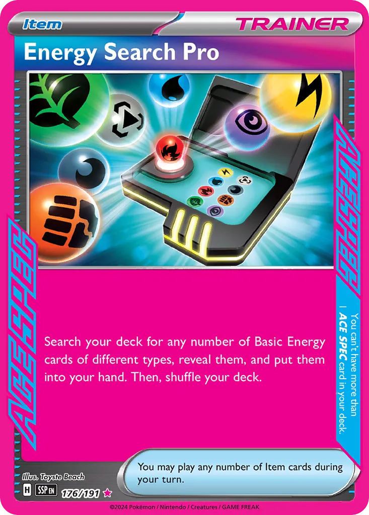 Surging Sparks Pokemon card #176 - high resolution TCG trading card image
