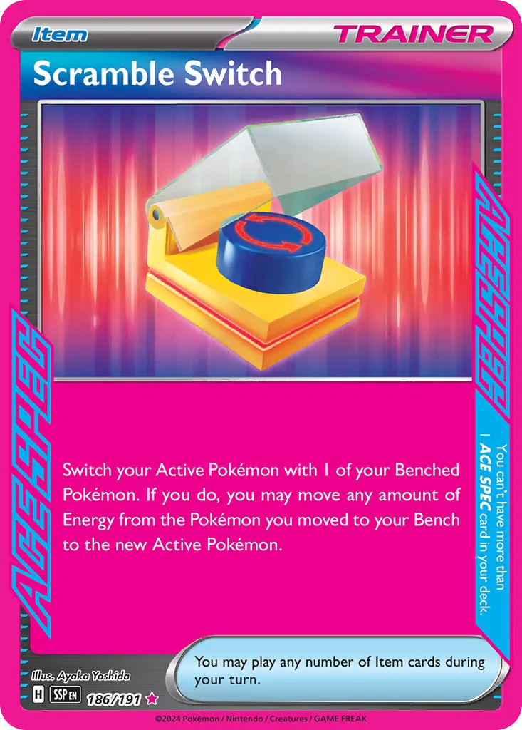 Surging Sparks Pokemon card #186 - high resolution TCG trading card image