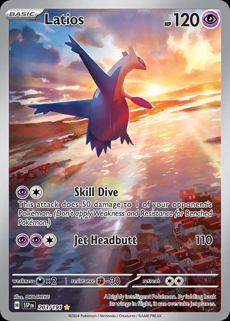 Surging Sparks Pokemon card #203 - high resolution TCG trading card image