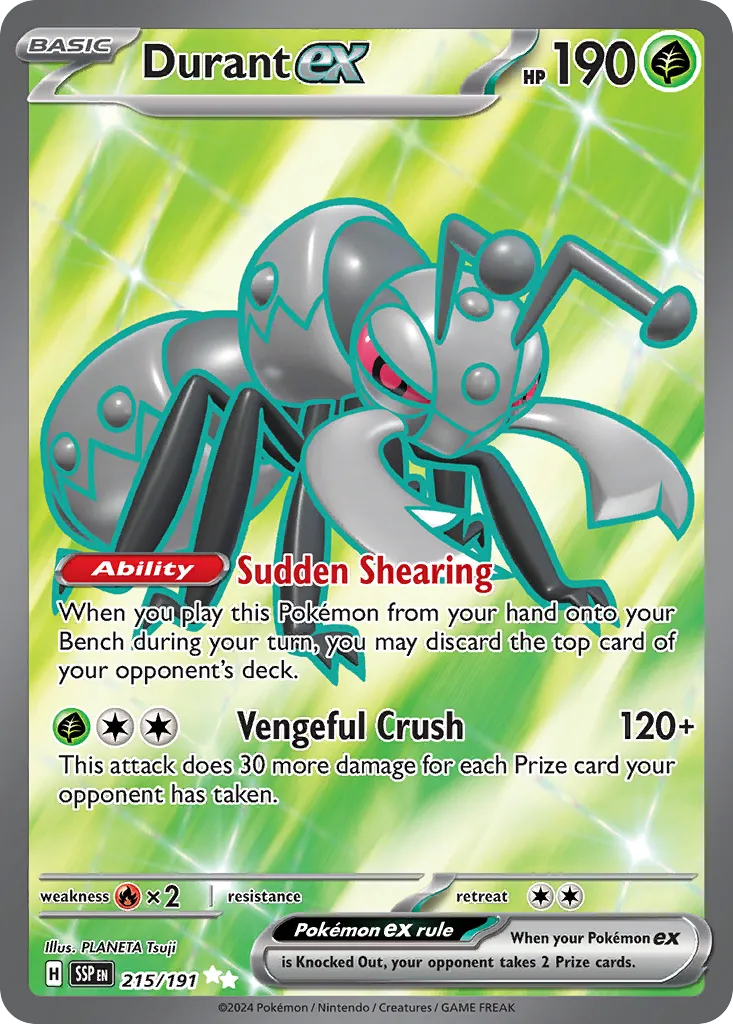 Surging Sparks Pokemon card #215 - high resolution TCG trading card image