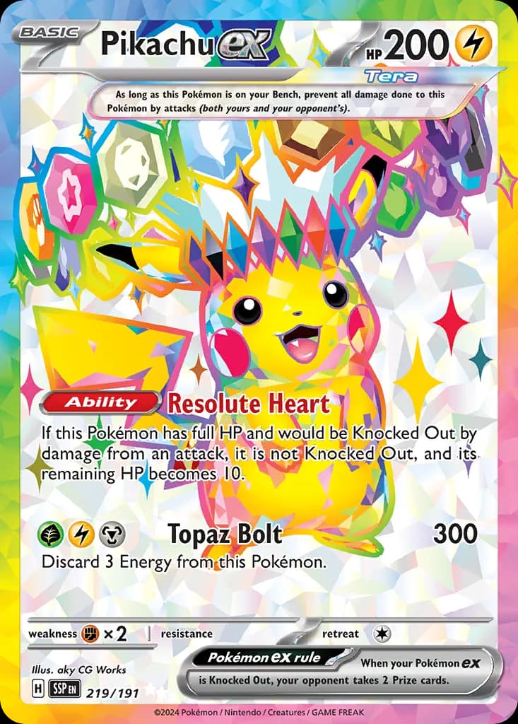 Surging Sparks Pokemon card #219 - high resolution TCG trading card image