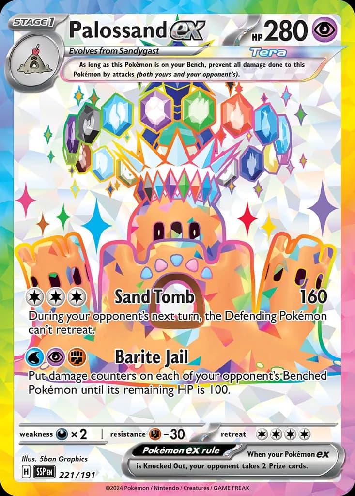 Surging Sparks Pokemon card #221 - high resolution TCG trading card image