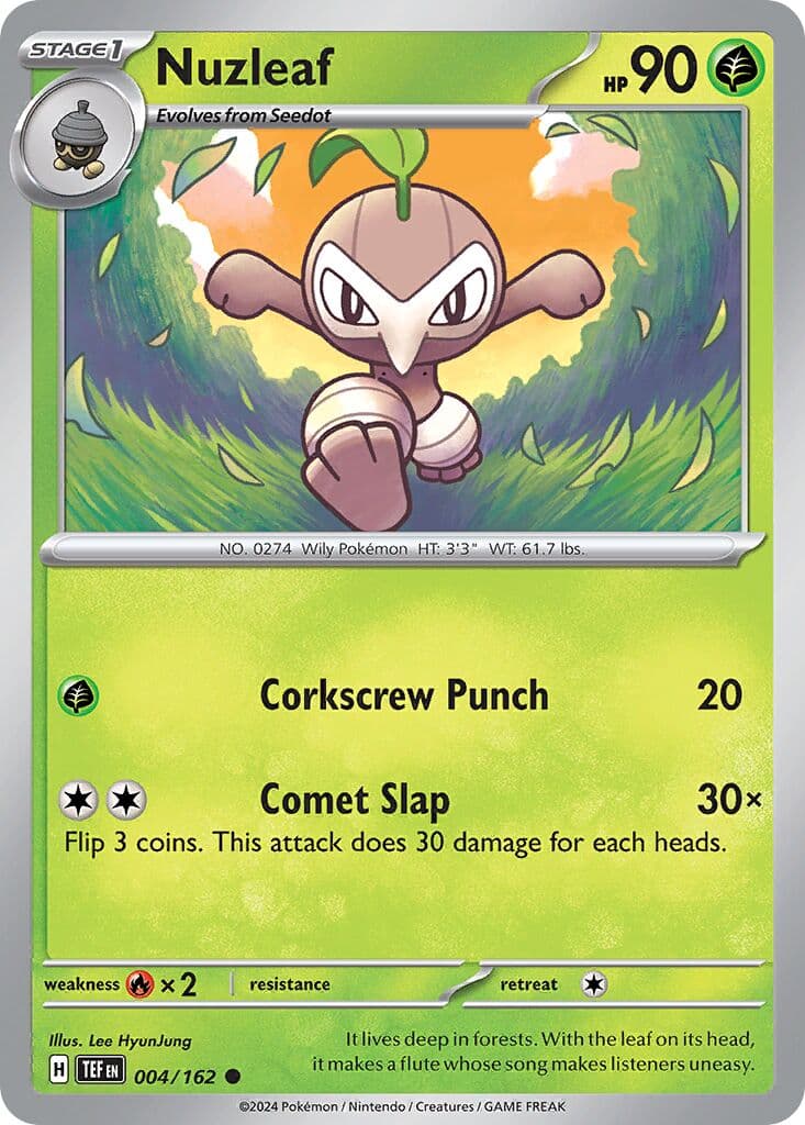 Temporal Forces Pokemon card #004 - high resolution TCG trading card image