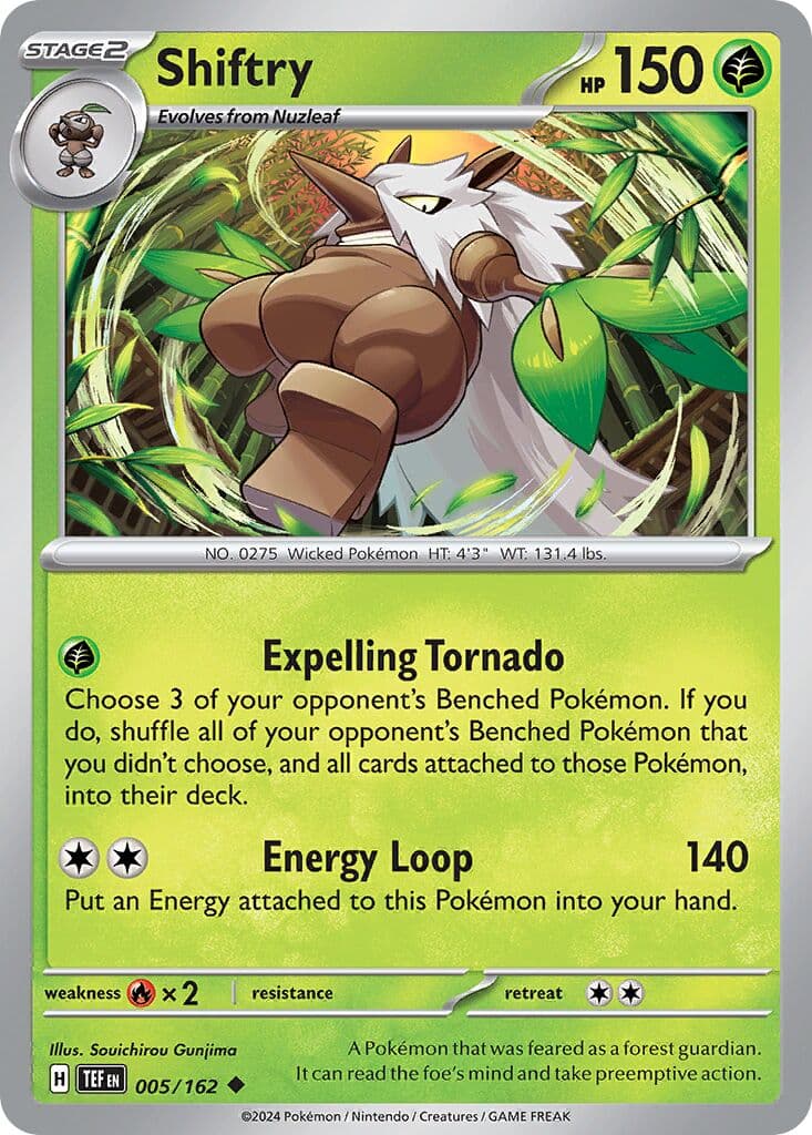 Temporal Forces Pokemon card #005 - high resolution TCG trading card image